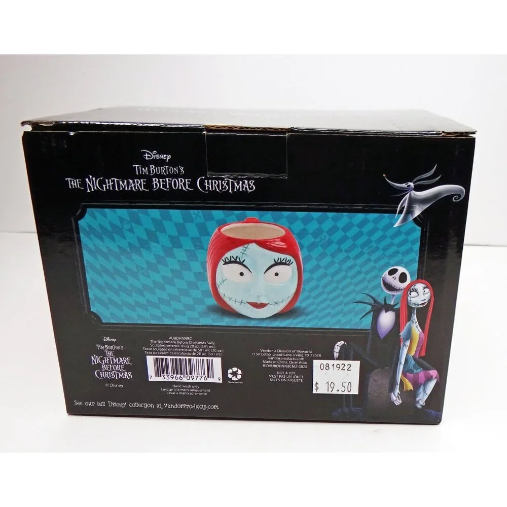 Disney By Vandor The Nightmare Before Christmas Sally Ceramic Mug Coffee Tea